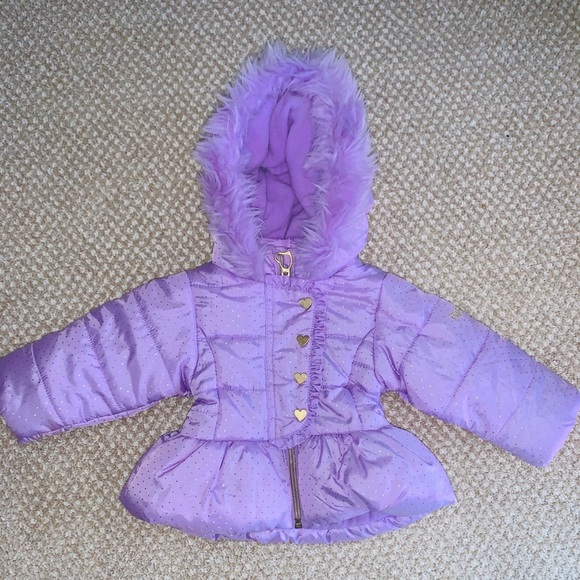 Baby girls puffer coat - Picture 1 of 2